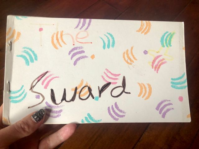Hand-made book called
The Sward
