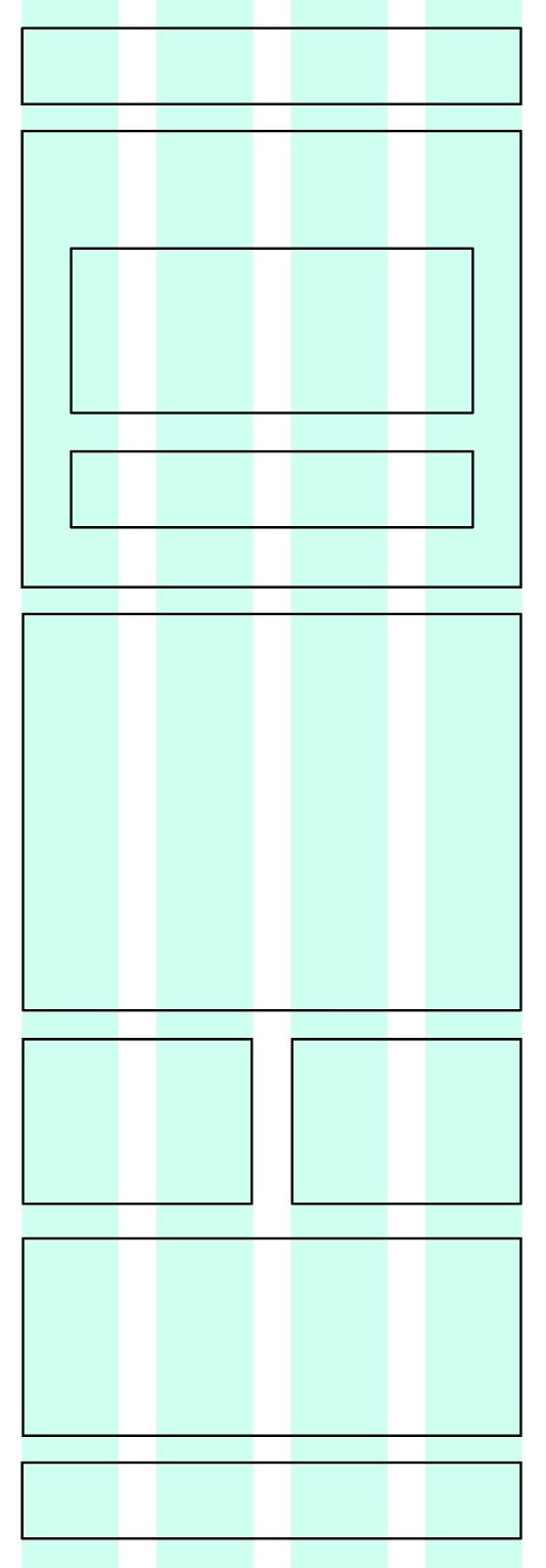 A small-screen wireframe