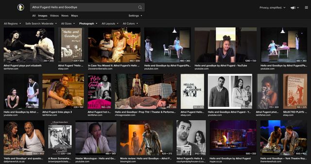 Image search for Hello and Goodbye performance photos
