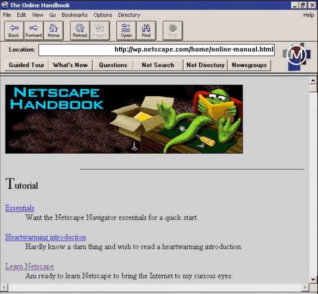 Netscape browser